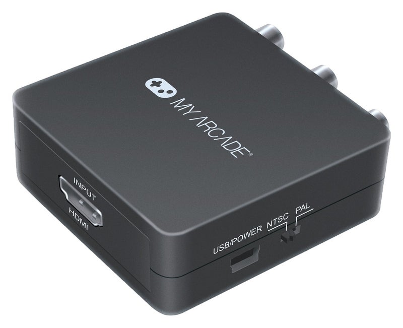 My Arcade محول My Arcade DGUN-2937 Retro من HDMI إلى Composite مع كابل RCA بطول 10 أقدام وكابل Micro USB بطول 6 أقدام - Image 1